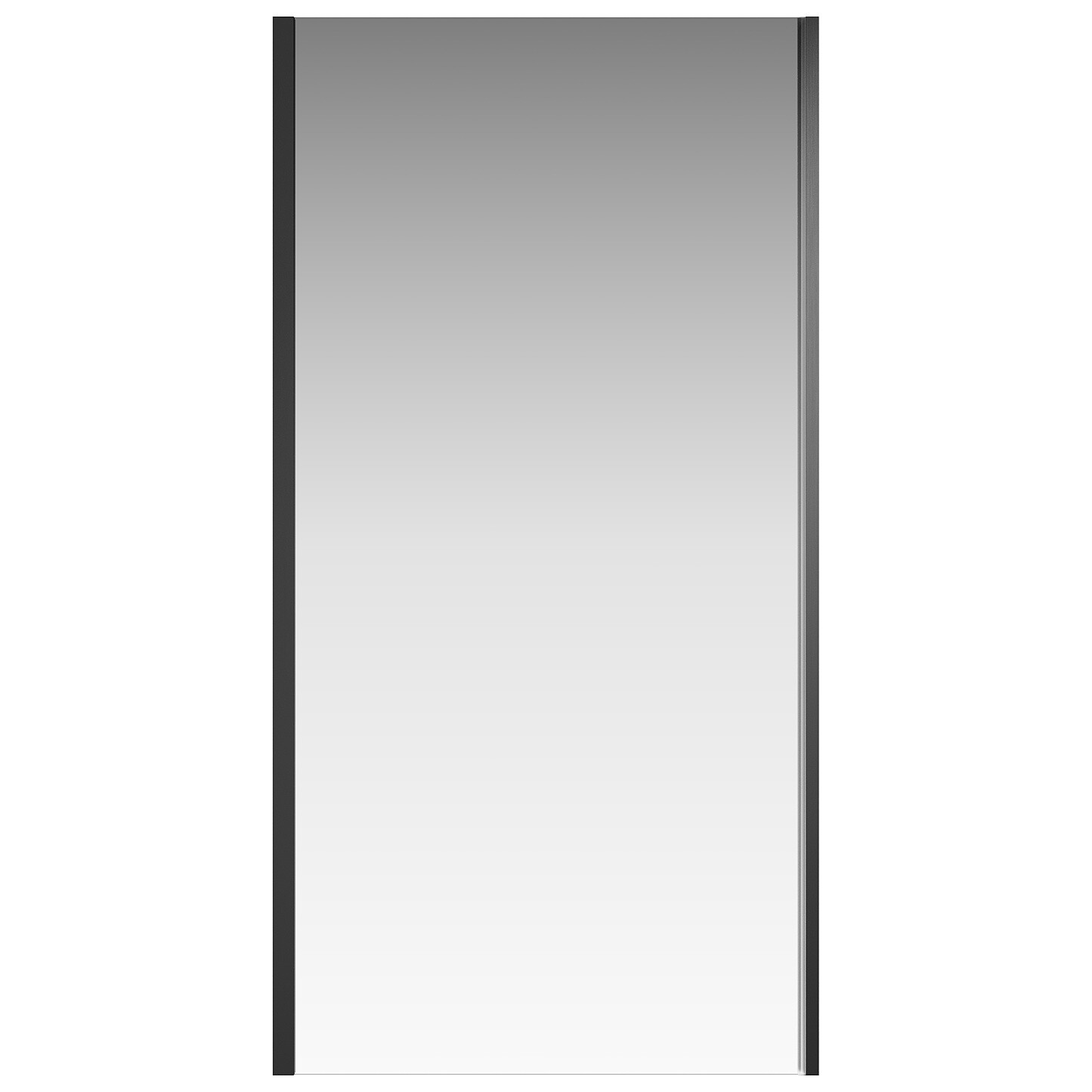 Душевая перегородка боковая 90х195 см черная Creto Astra 121-SP-900-C-B-6