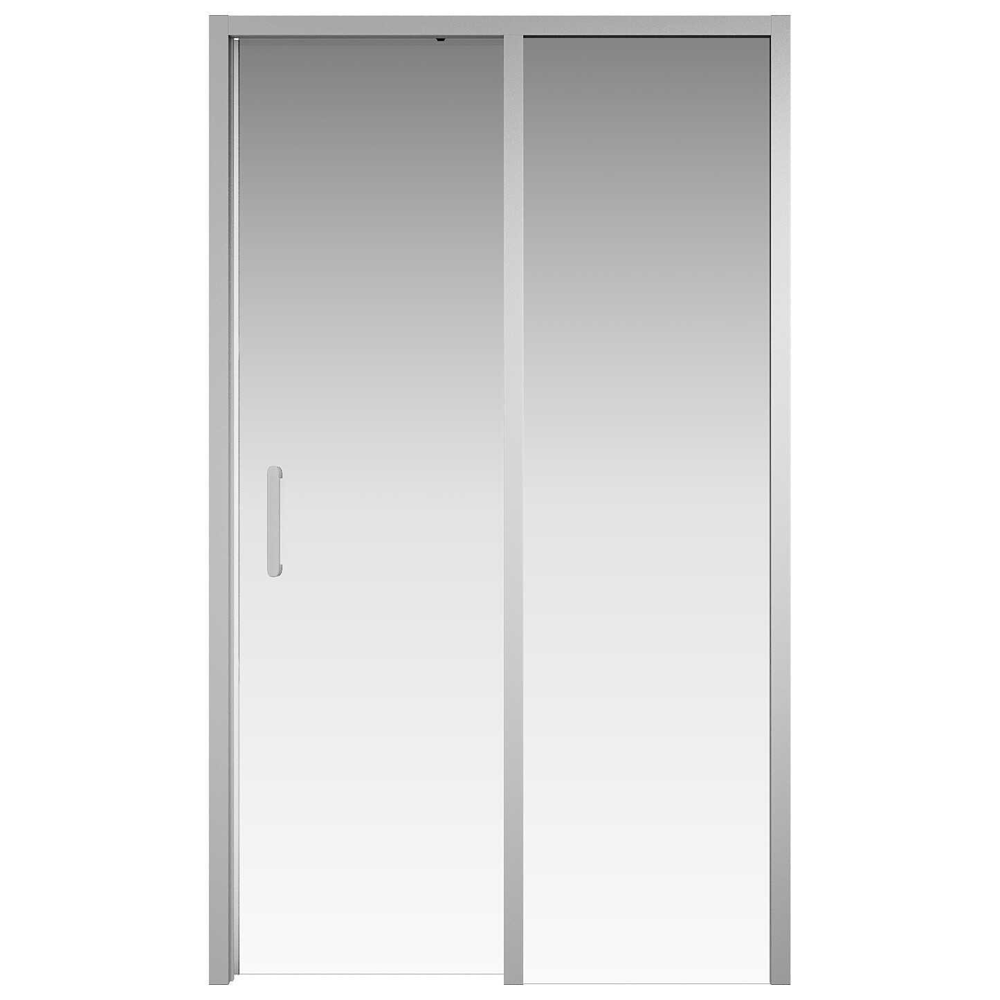 Душевая дверь стеклянная раздвижная 120х200 см хром Creto Nota 122-WTW-120-C-CH-6 Easy Clean