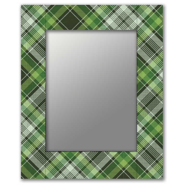 Зеркало настенное 60х60 см зеленое &quot;Шотландия 3&quot;