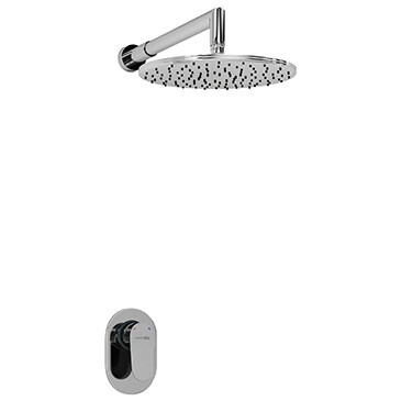 Душевой комплект встраиваемый с верхним душем хром Wasserkraft A12030