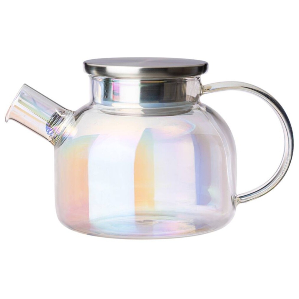Чайник заварочный прозрачный 1 л Agness Rainbow