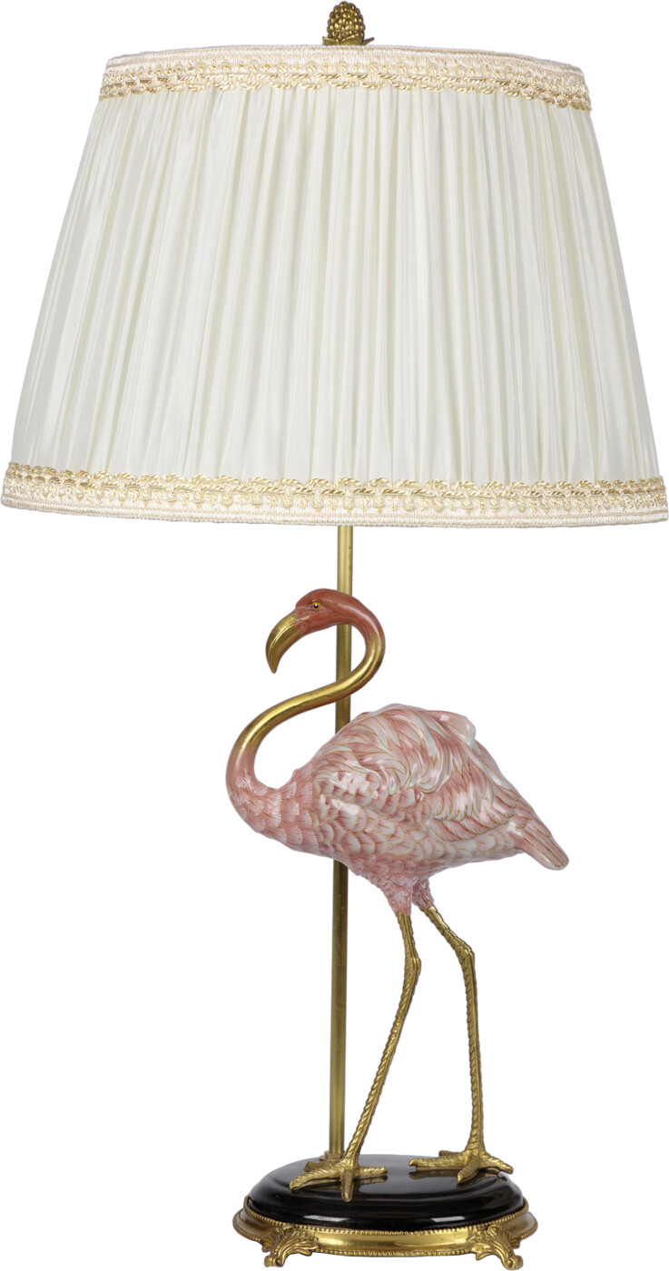 Лампа настольная с абажуром розовая &quot;Фламинго&quot; 31G1848/LF1279H/HFX1643