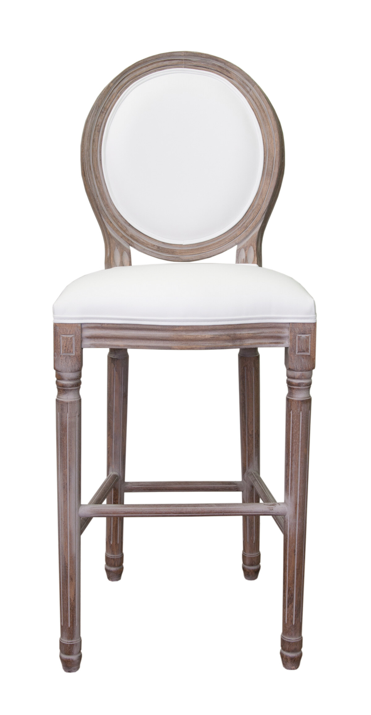 Барный стул со спинкой белый Filon ver.3
