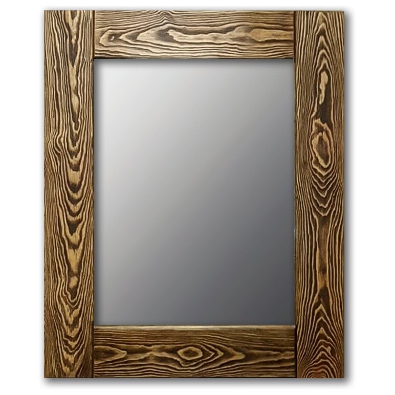Зеркало настенное квадратное 60х60 см коричневое &quot;Прованс&quot;