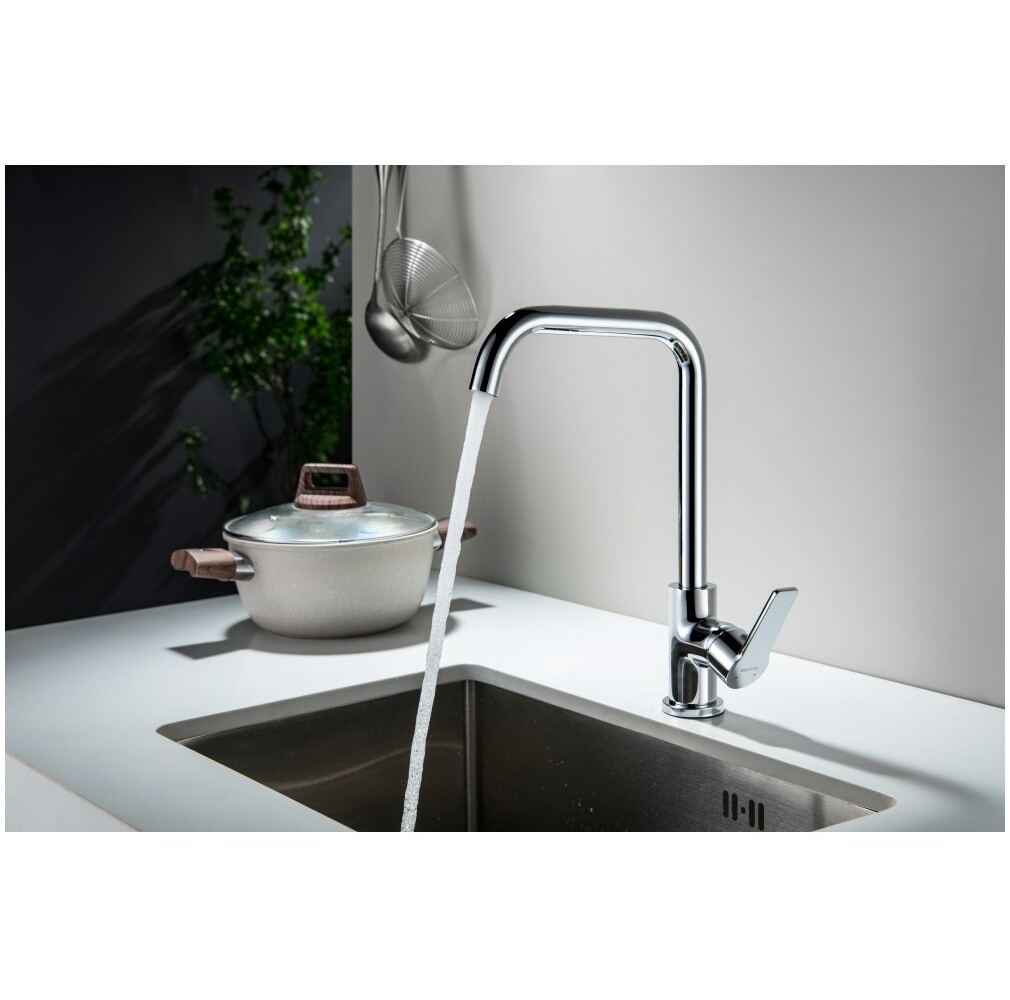 Смеситель для кухни хром Aquatek "Лугано" AQ1781CR - изображение 6