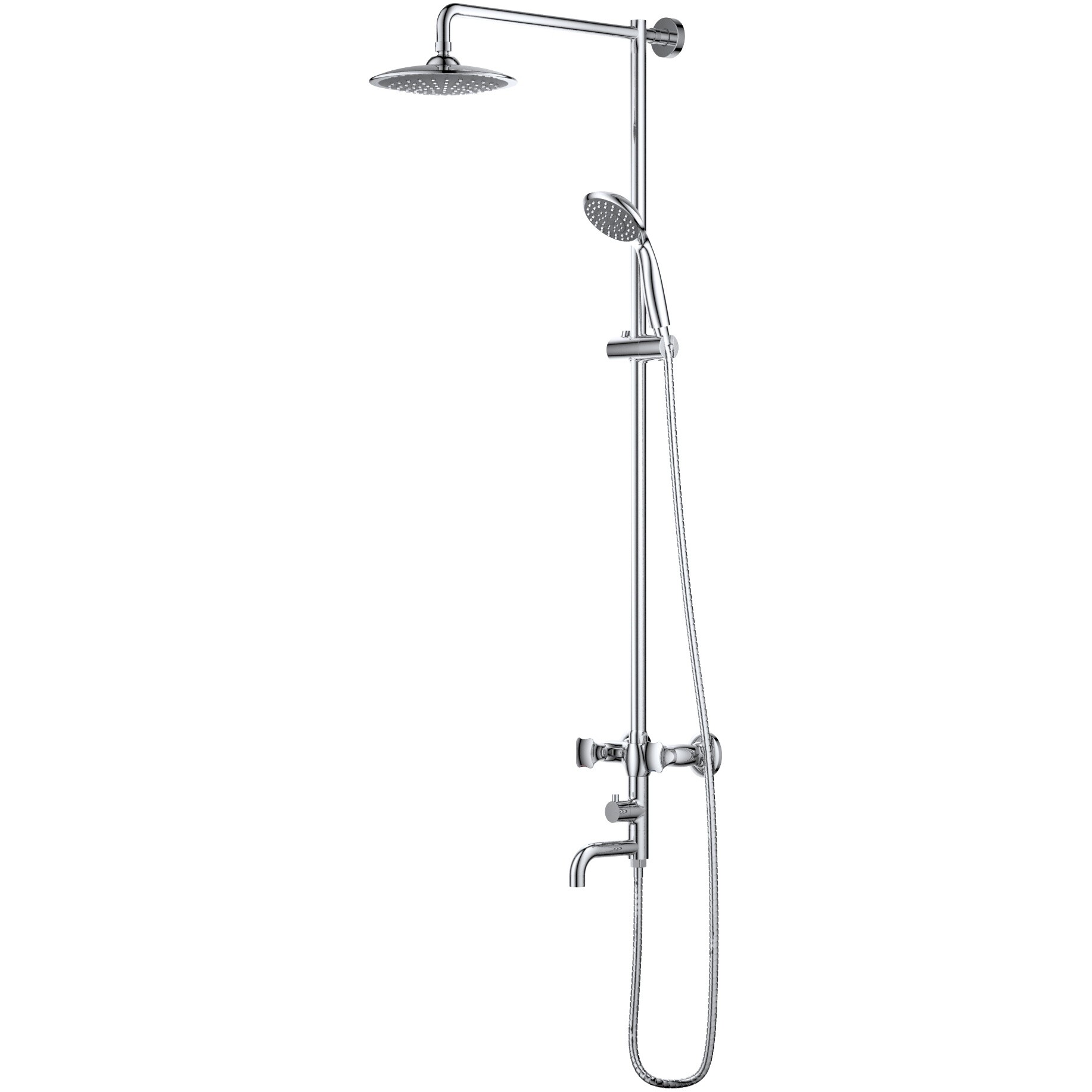 Душевой комплект хром D&K Hessen Grimm DA1384701E09