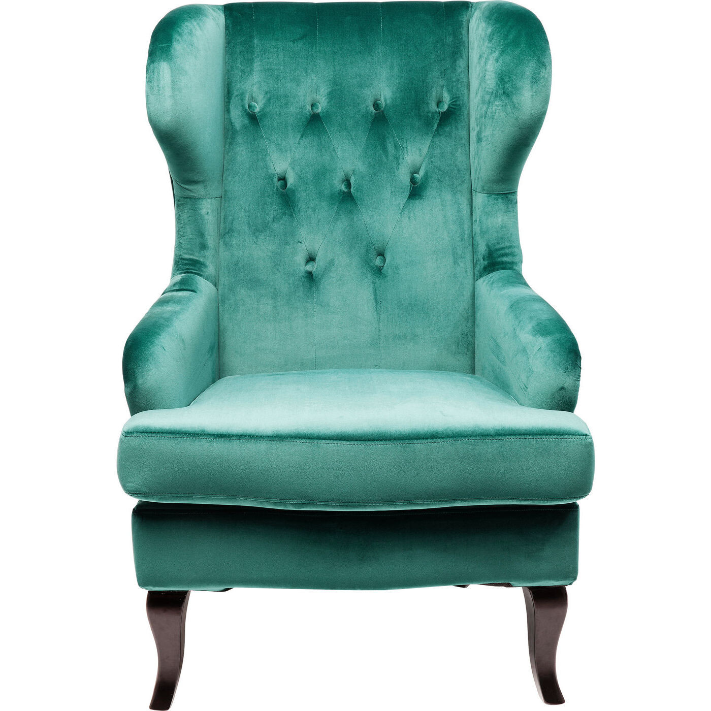 Кресло с мягкими подлокотниками зеленое Vintage 83537