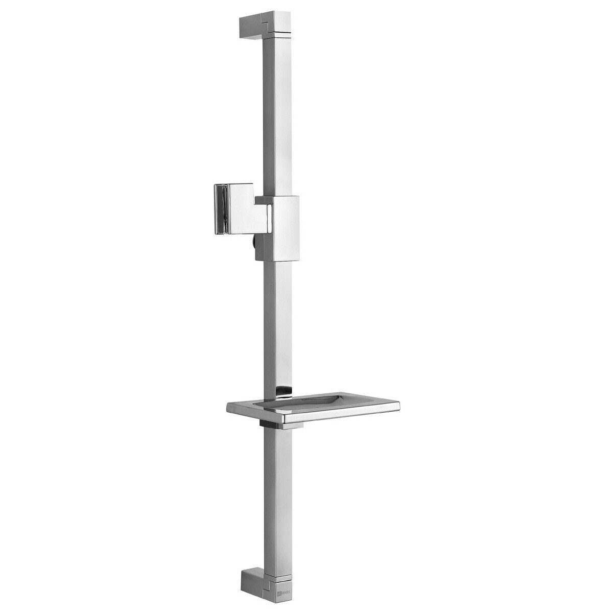 Штанга для душа с мыльницей и держателем 62 см хром Lemark LM8069C
