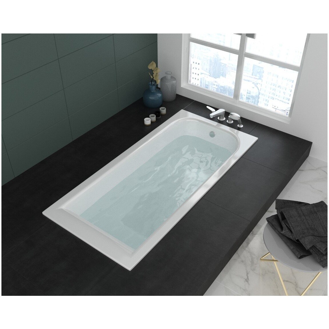 Ванна 80х180 см белая Creto Scala 1-1155 - изображение 8