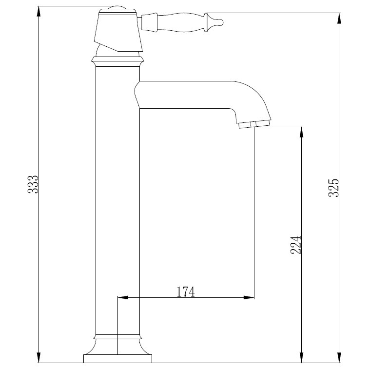 Смеситель для раковины однорычажный хром Boch Mann Marbella XL BM8729 - изображение 12