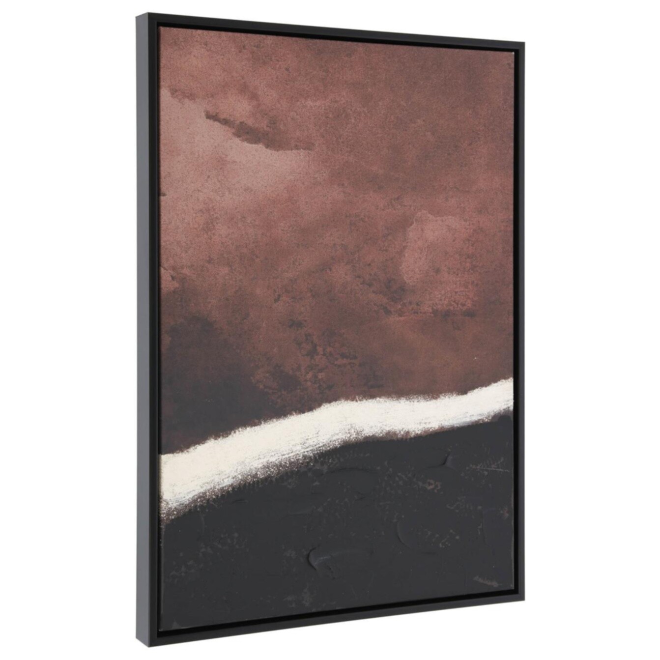 Картина на холсте 50x70 см коричневая Kande от La Forma