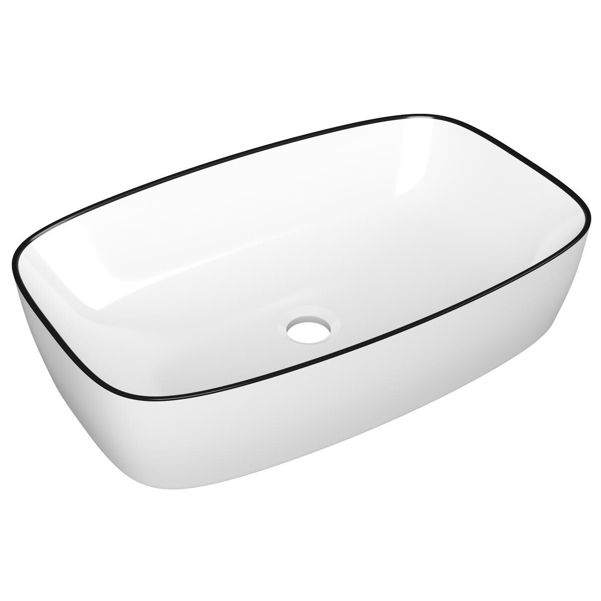 Раковина накладная овальная белая Point &quot;Веста 62&quot; PN43702WB