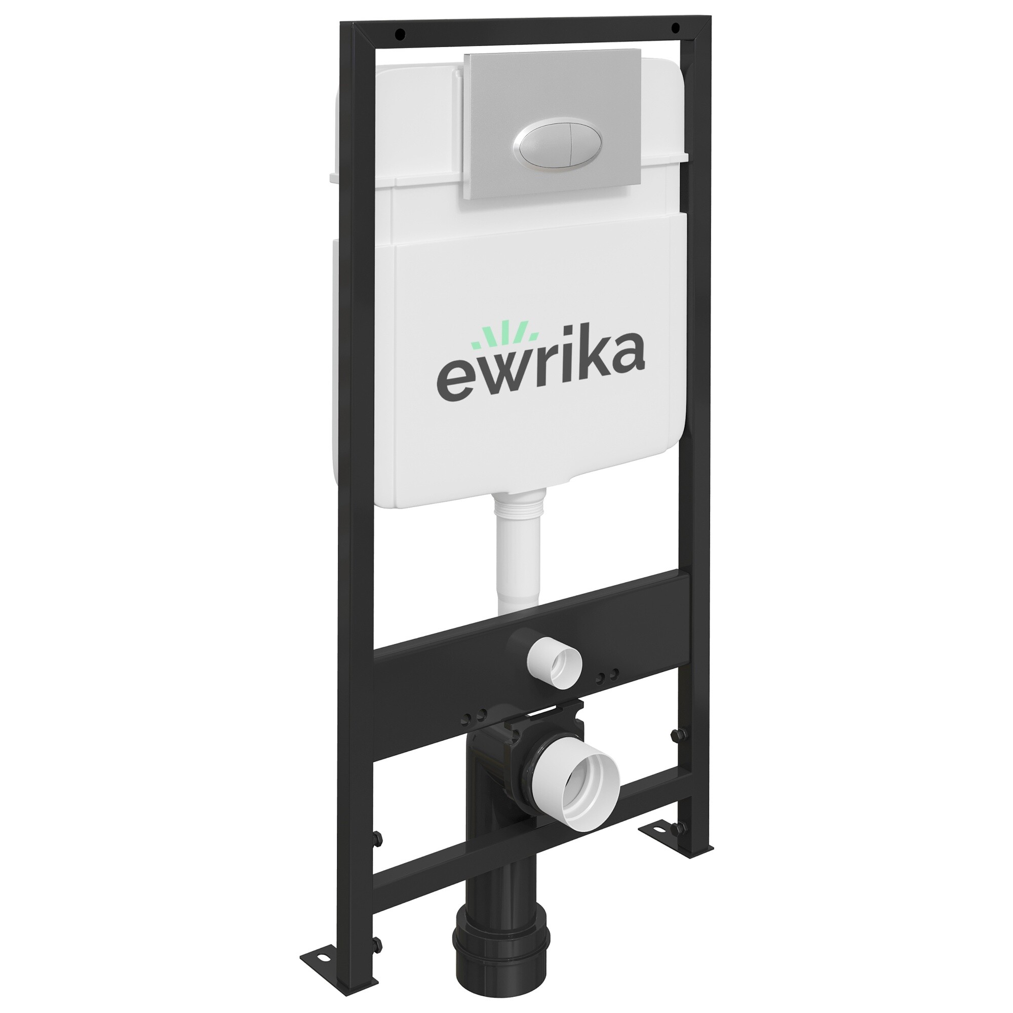 Система инсталляции для унитазов Ewrika ProLT 0026-2020 с кнопкой смыва хром матовый 0050