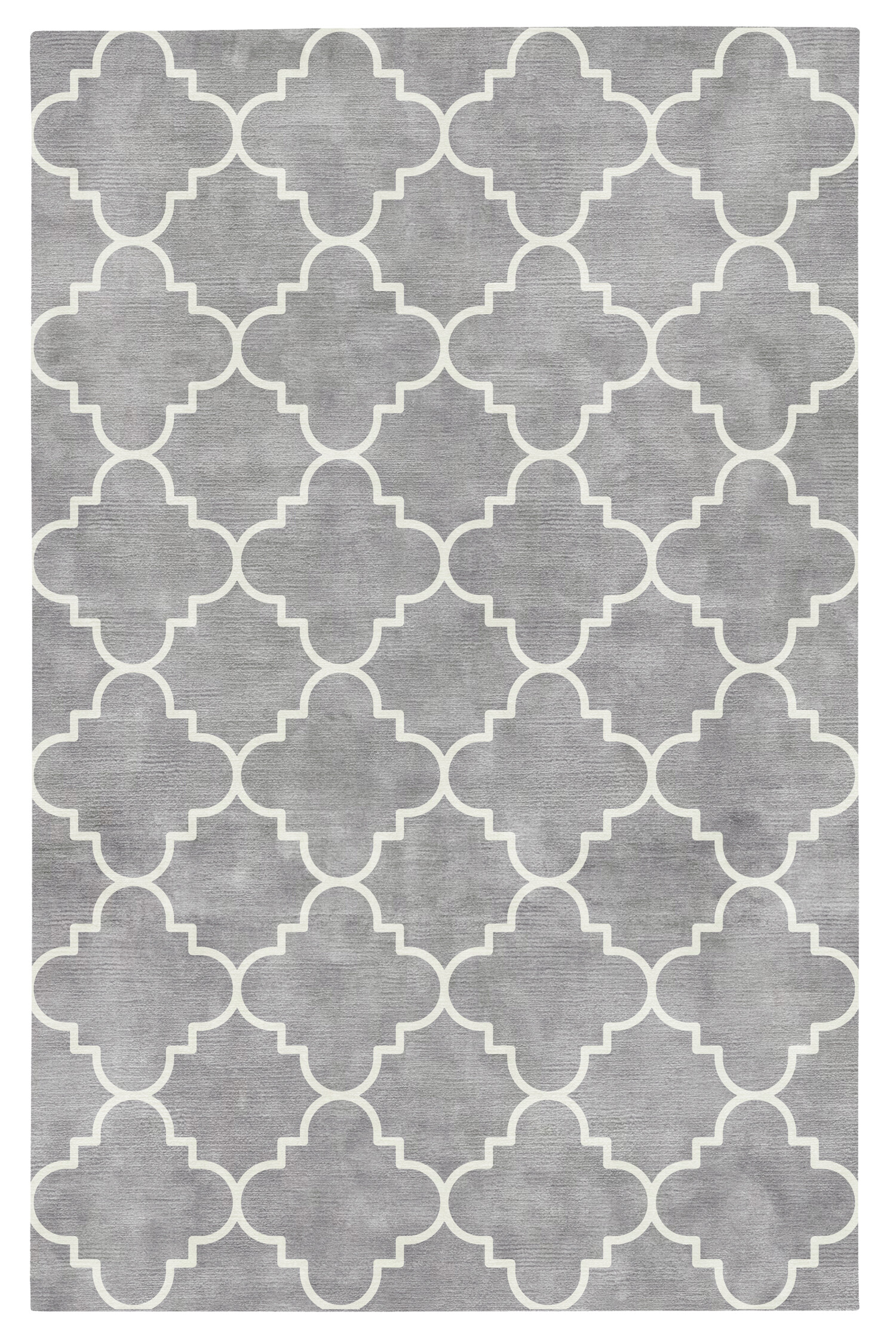 Ковер прямоугольный 120х180 см светло-серый Lattice Cold Grey