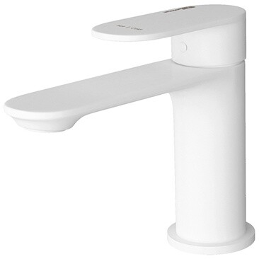 Смеситель для раковины из латуни белый Wasserkraft Mindel 8503 - изображение 1