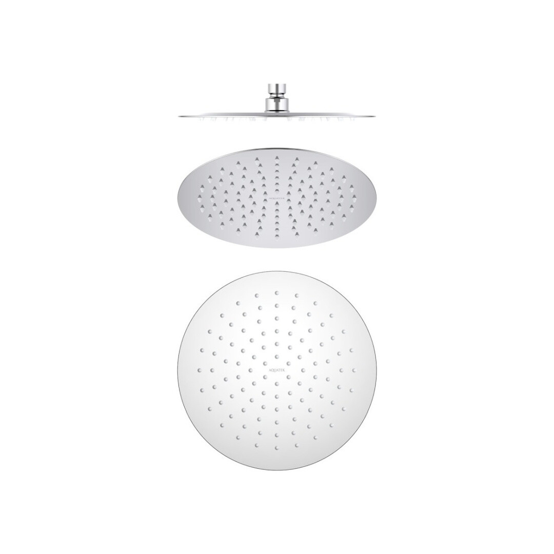 Лейка для верхнего душа круглая 25 см хром Aquatek AQ2073CR
