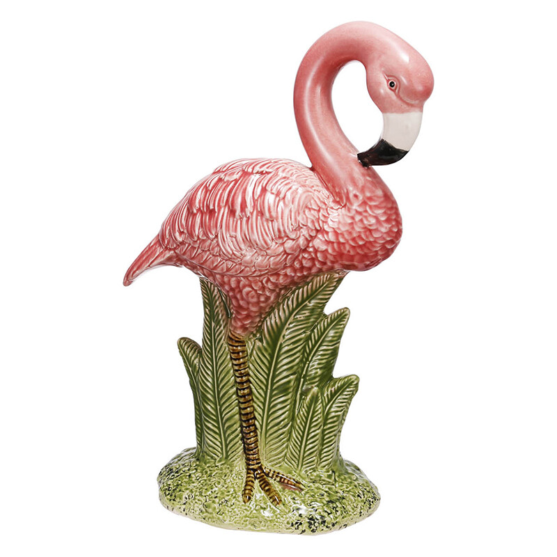 Фигурка керамика розовый &quot;Фламинго&quot; Glasar