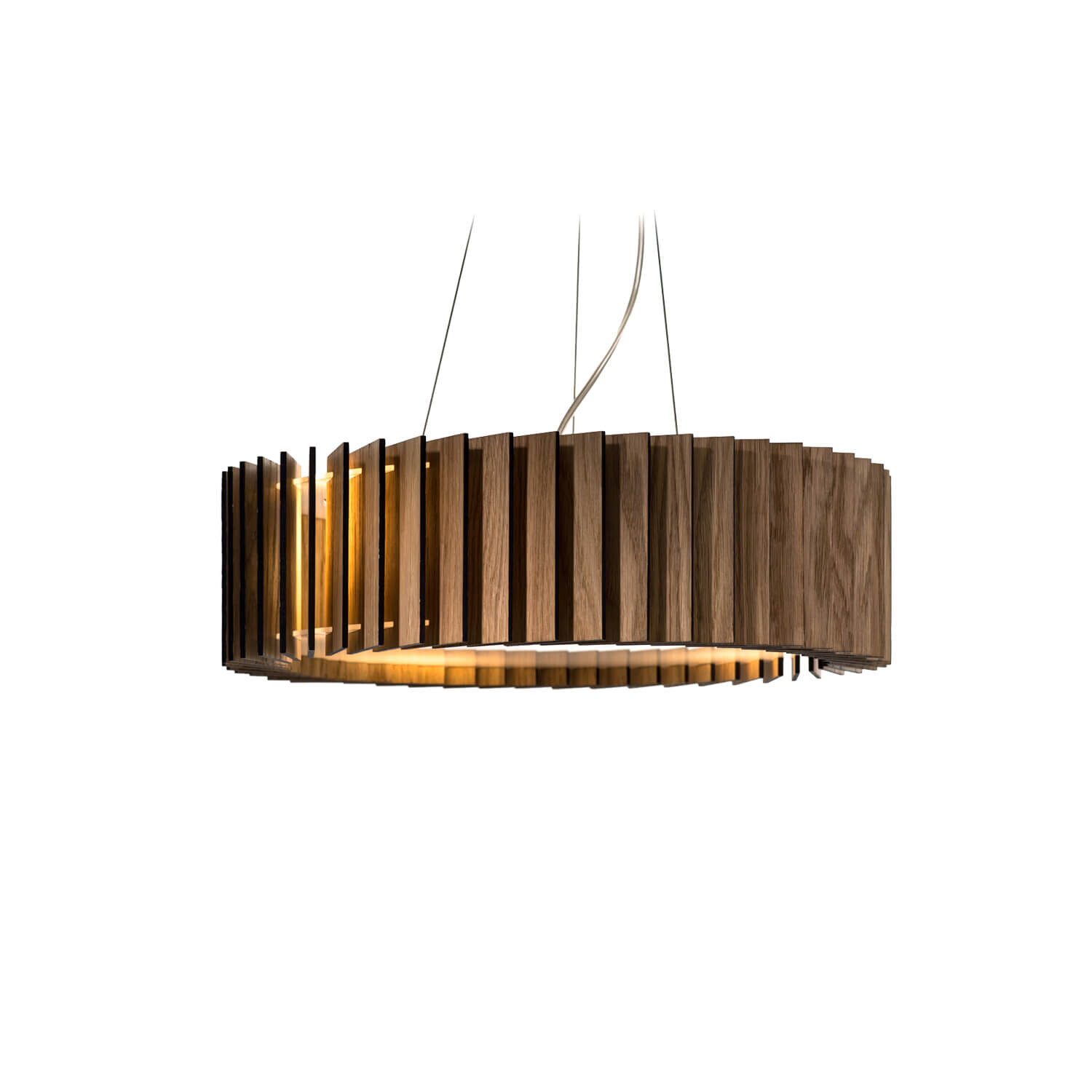 Потолочный светильник дуб Woodles Rotor Chandelier S