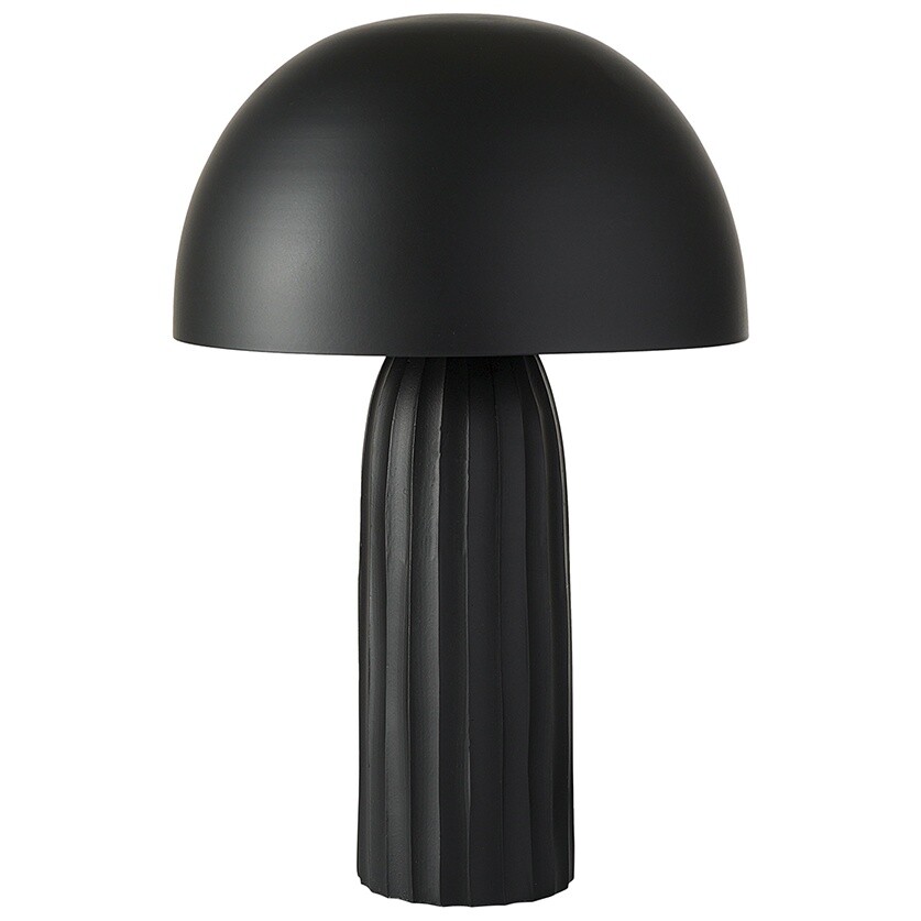Лампа настольная металлическая черная Texture Sleek
