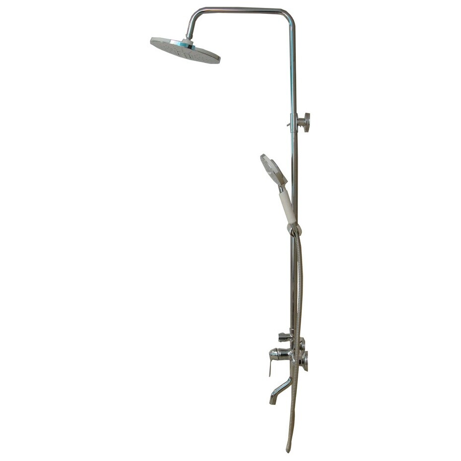 Душевая стойка с верхним душем и лейкой хром Boch Mann Eco BM7225 - изображение 6