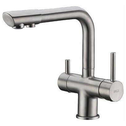 Смеситель для кухни под фильтр из латуни никель Wasserkraft A8027
