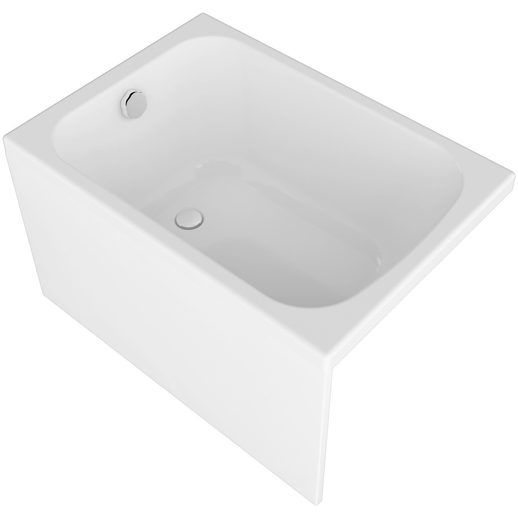 Ванна акриловая 100x70 см белая Diwo "Брянск" VN-733200 - изображение 8