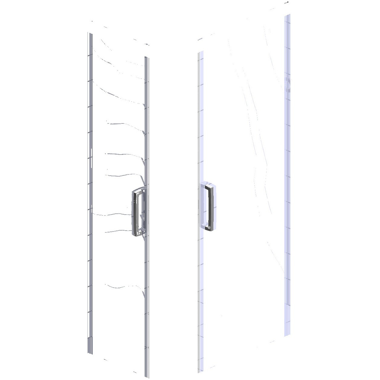 Душевой уголок 140х90 см черный матовый, стекло матовое Stworki "Карлстад" - изображение 52