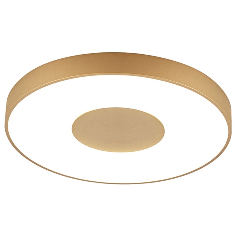 Светильник потолочный светодиодный круглый 50 см золото Coin 8037
