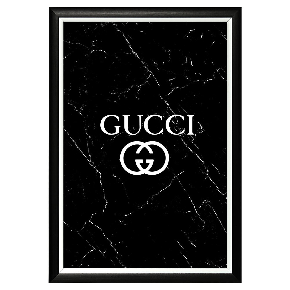 Арт-постер прямоугольный 46х66 см Gucci
