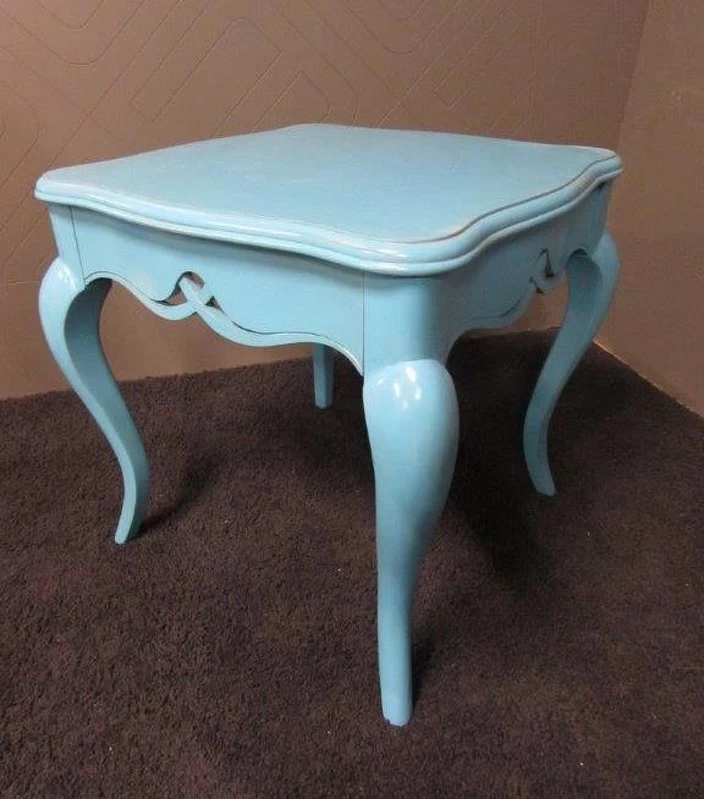 Приставной столик голубой Paola