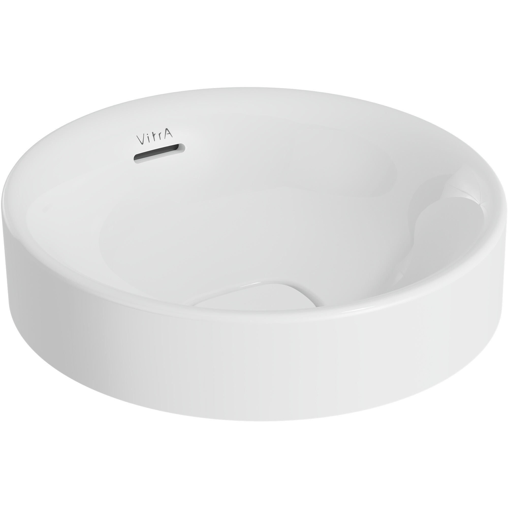 Раковина-чаша фарфоровая круглая 40 см белая VitrA Metropole 7532B003-0673