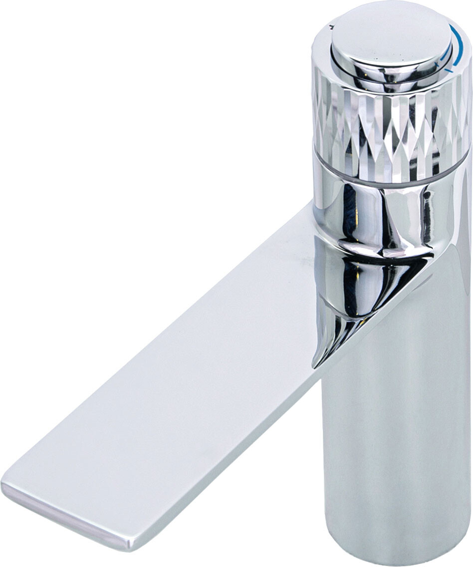 Смеситель для раковины нажимной хром Stworki "Ульвик" UL-01cr - изображение 4