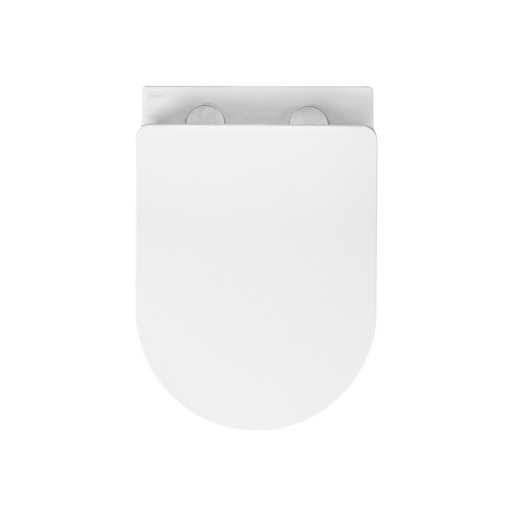 Унитаз белый Aquatek "Вега" AQ1905-00 с инсталляцией INS-0000012 и белой кнопкой KDI-0000009 - изображение 9