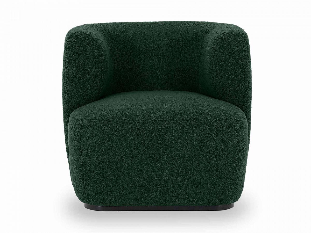 Кресло с мягким сиденьем зеленое Livorno
