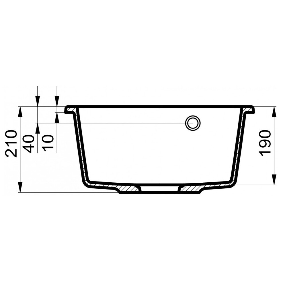 Мойка кухонная черная матовая Milacio Leon 55 Cuarzo MC.77081 - изображение 6