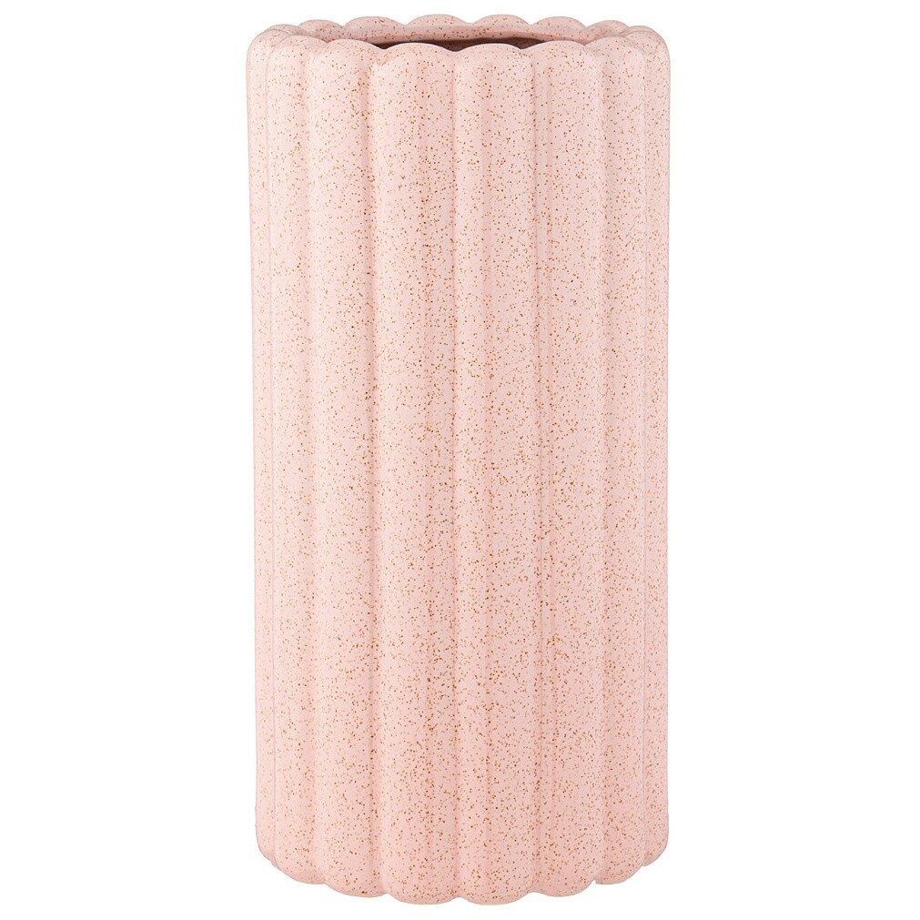Ваза декоративная керамическая 26 см розовая ARM-112-617