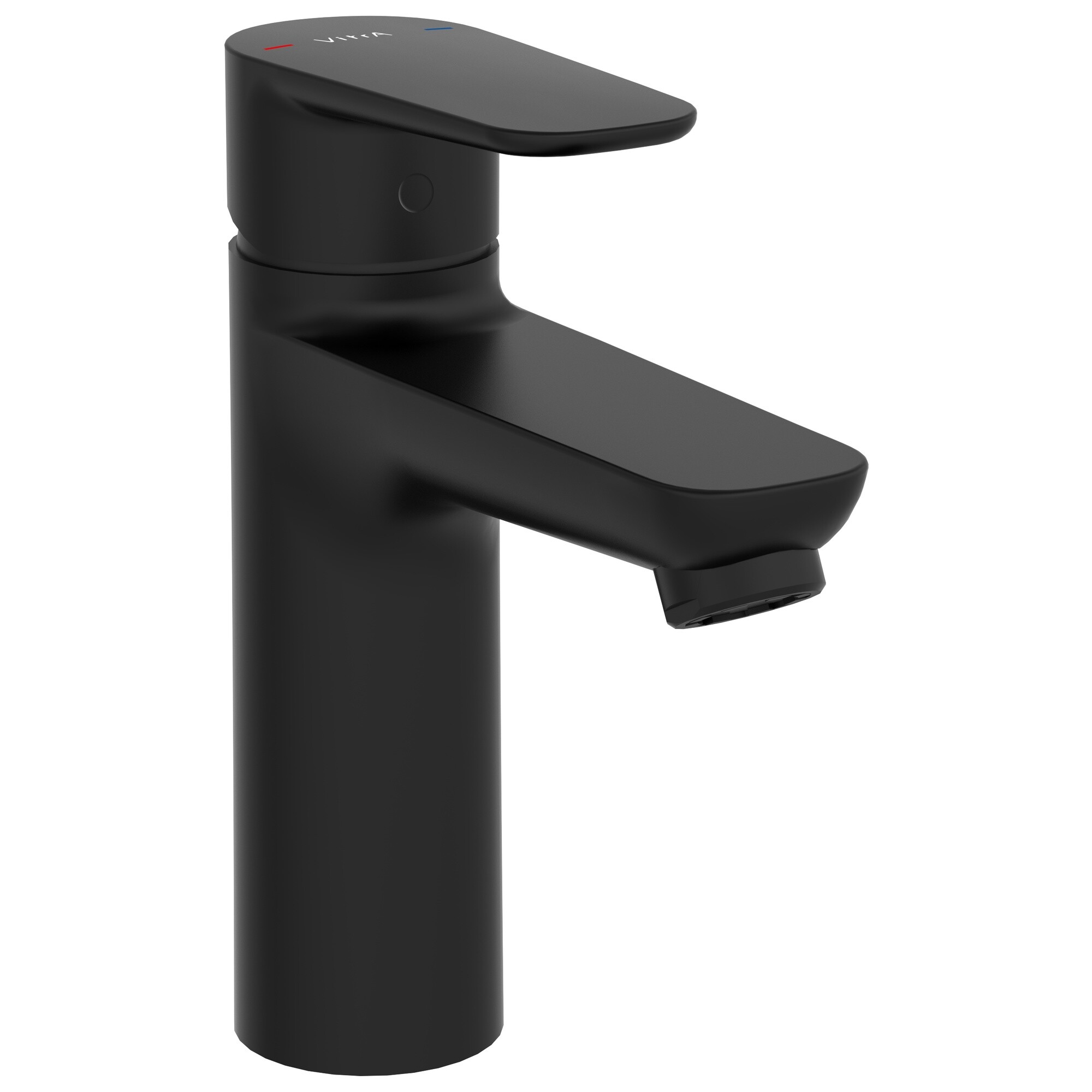 Смеситель для раковины однорычажный черный матовый Vitra Flow Soft A4300936EXP