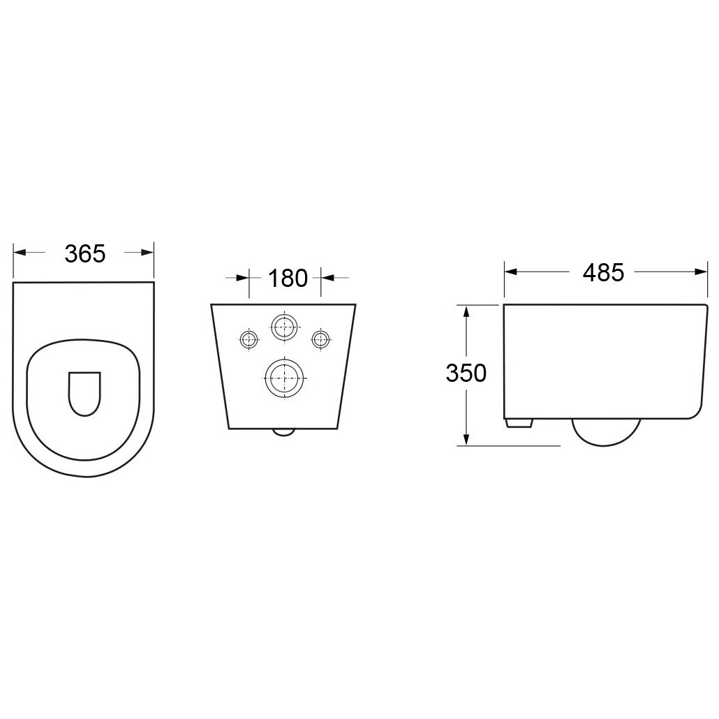 Унитаз подвесной безободковый белый матовый Cerutti SPA Oglio Aria MW CT9237 - изображение 8