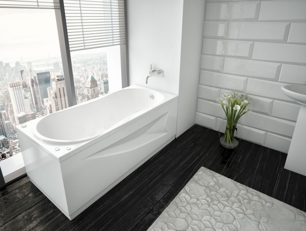 Ванна акриловая 170х70 см с фронтальным экраном белая Aquatek "Афродита" AFR170-0000054 - изображение 5