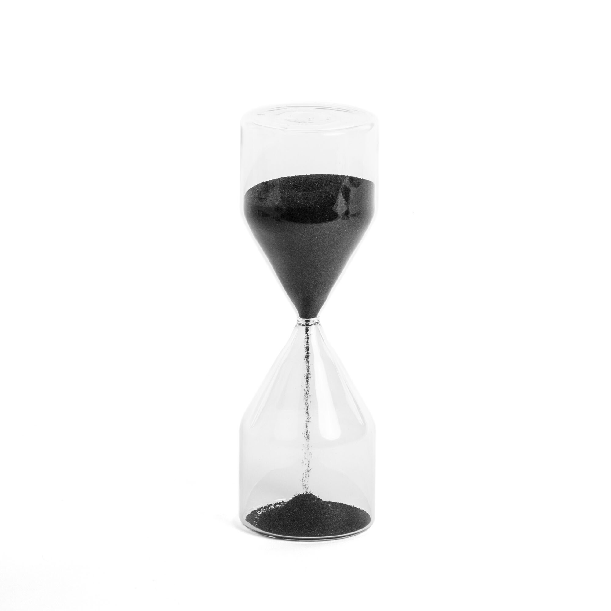 Песочные часы 21,5х7,5 см черные Avril от La Forma