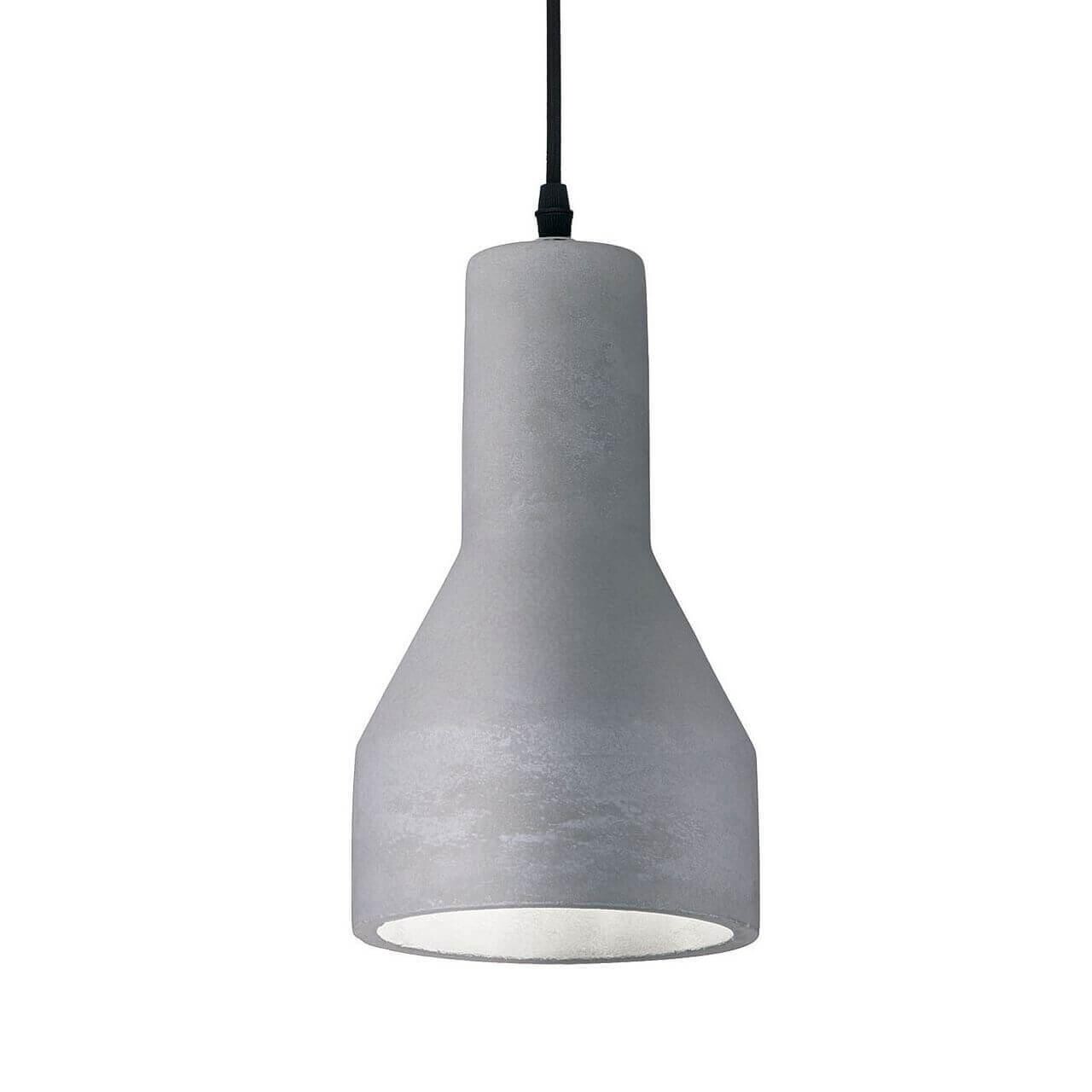 Светильник подвесной с серым бетонным плафоном Oil-1 SP1 110417