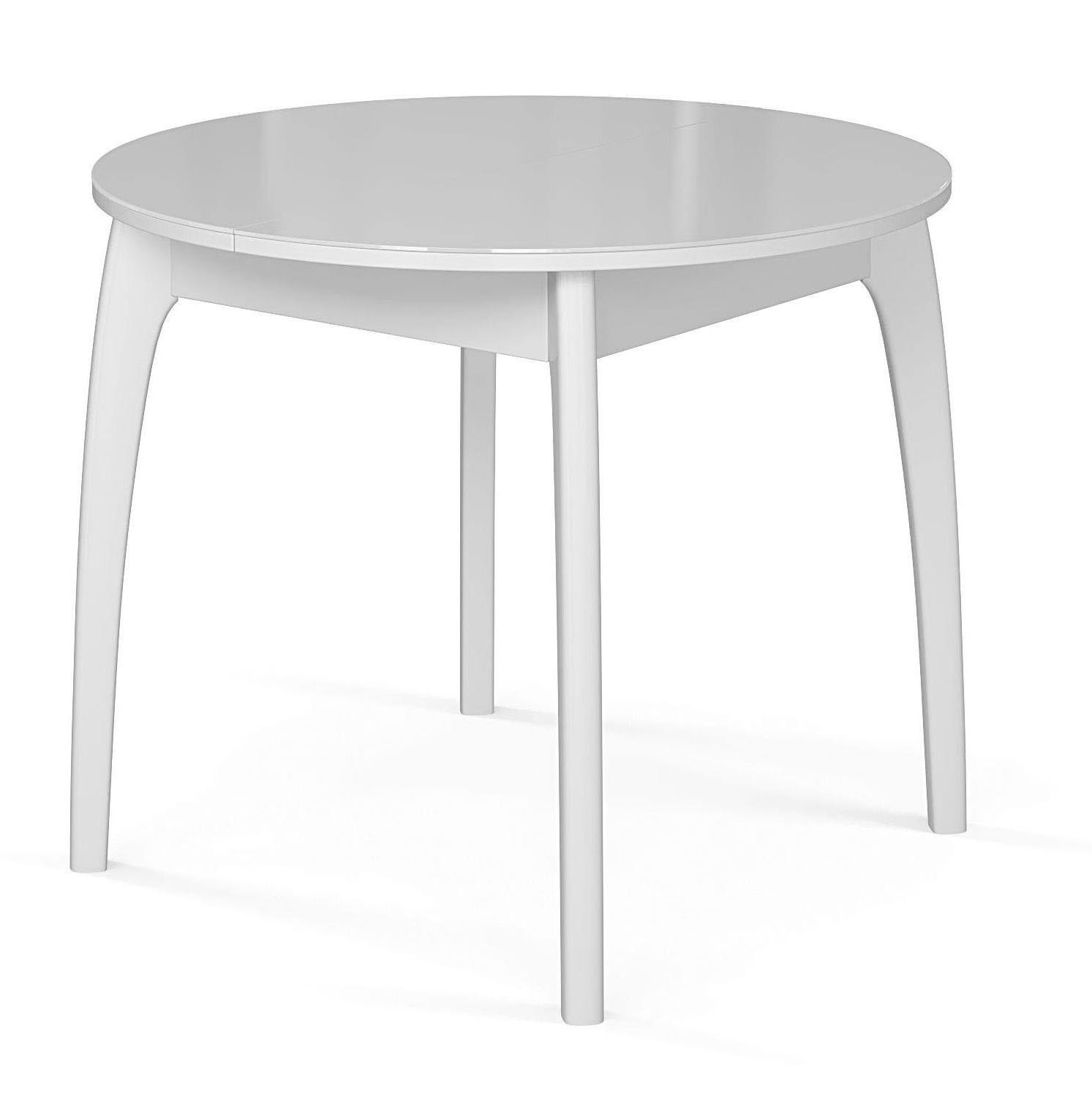 Кухонный стол раздвижной белый М46