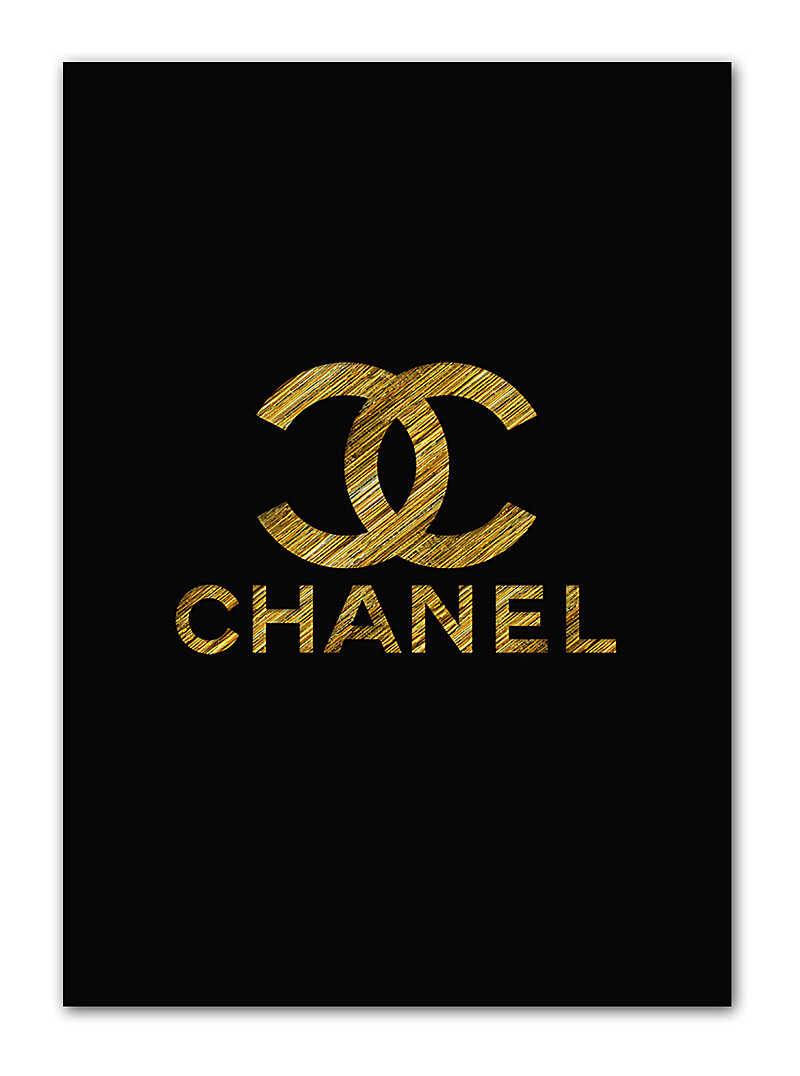 Постер Chanel gold А3