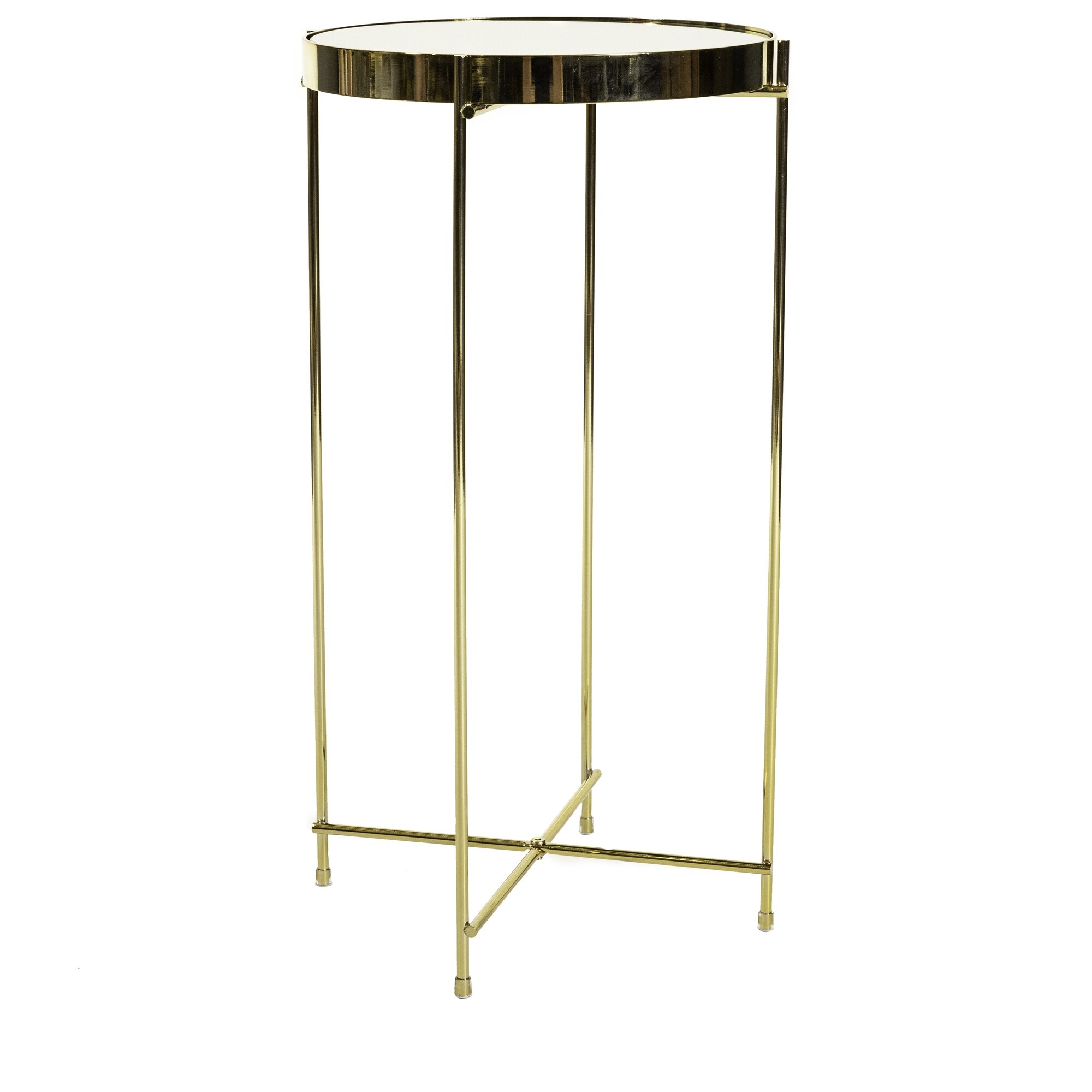 Стол приставной металлический золотой Gatsby MH06-M504-08