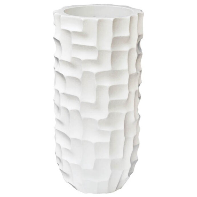 Кашпо декоративное белое 33х69 см White Cube