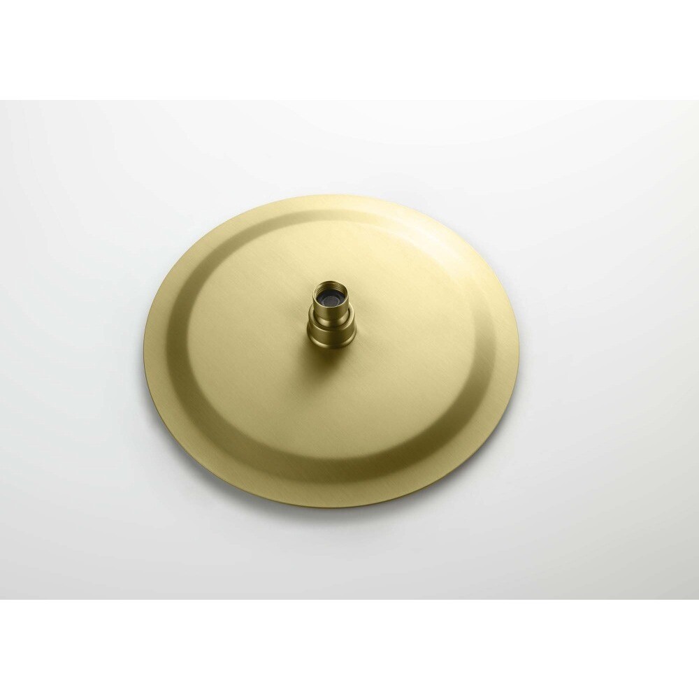 Лейка для верхнего душа круглая 25 см золотая Aquatek AQ2073BG - изображение 7