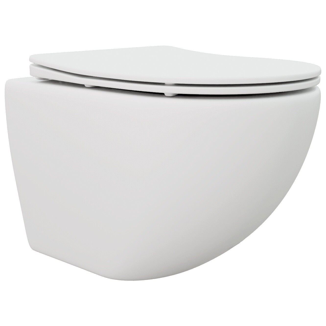 Унитаз подвесной безободковый белый матовый Cerutti SPA Sella Aria MW CT9161