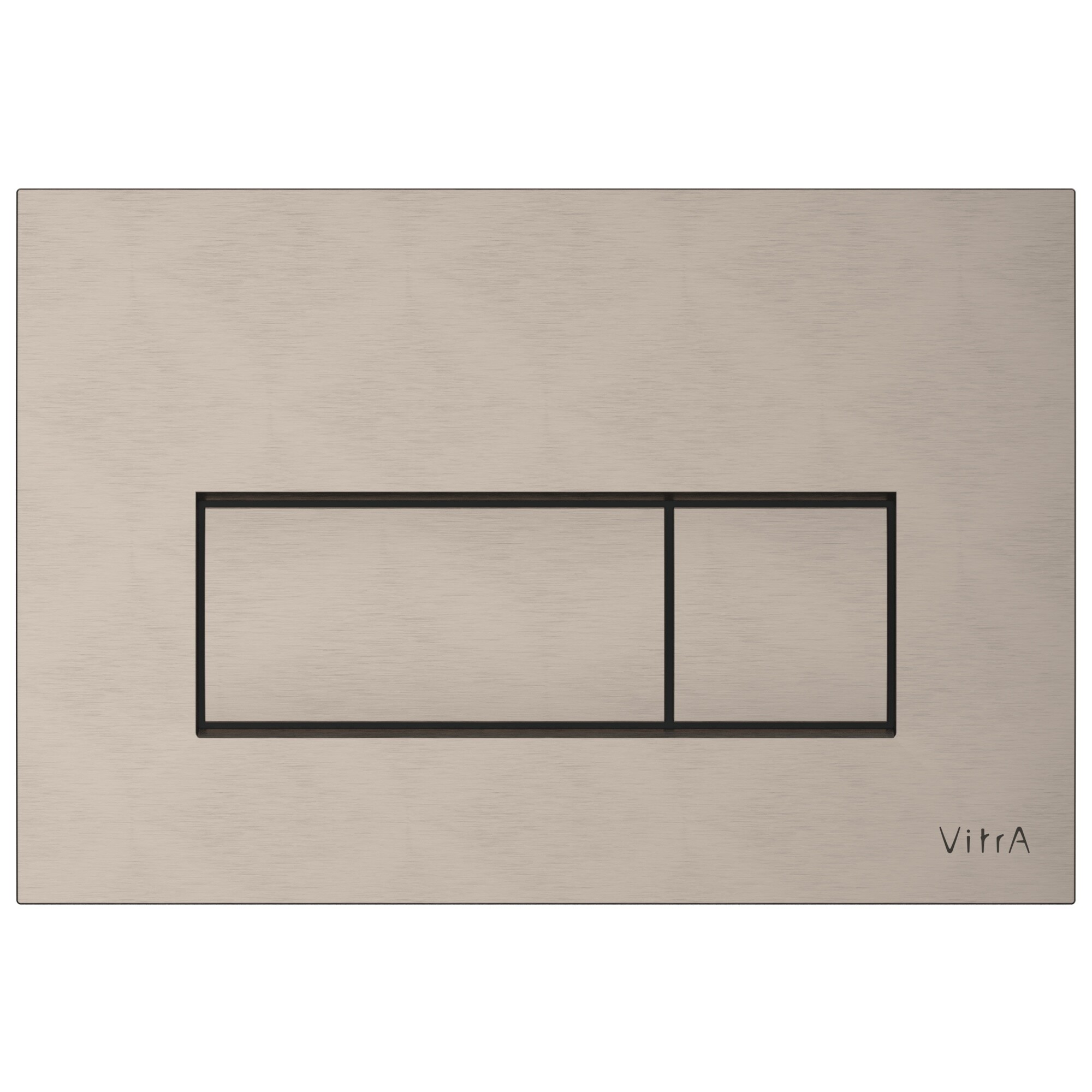 Кнопка смыва для унитаза никель Vitra Root Square 740-2395
