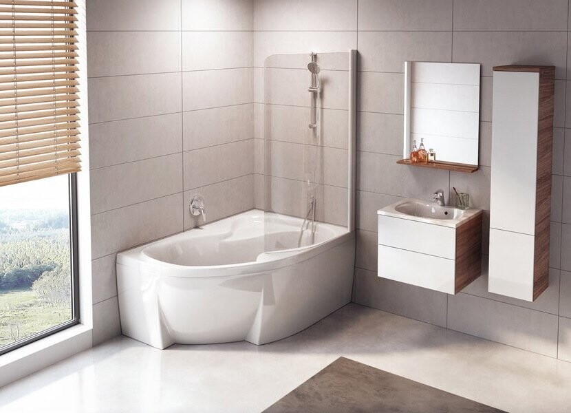 Ванна акриловая 160х105 см правая белая Ravak Rosa II CL21000000 - изображение 8