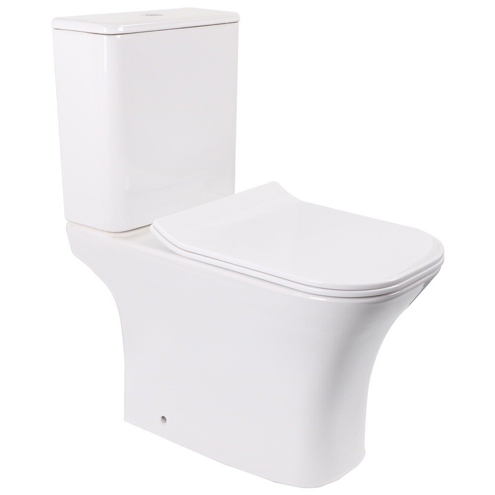 Унитаз напольный безободковый белый Cerutti SPA Vettore CT7192 - изображение 11